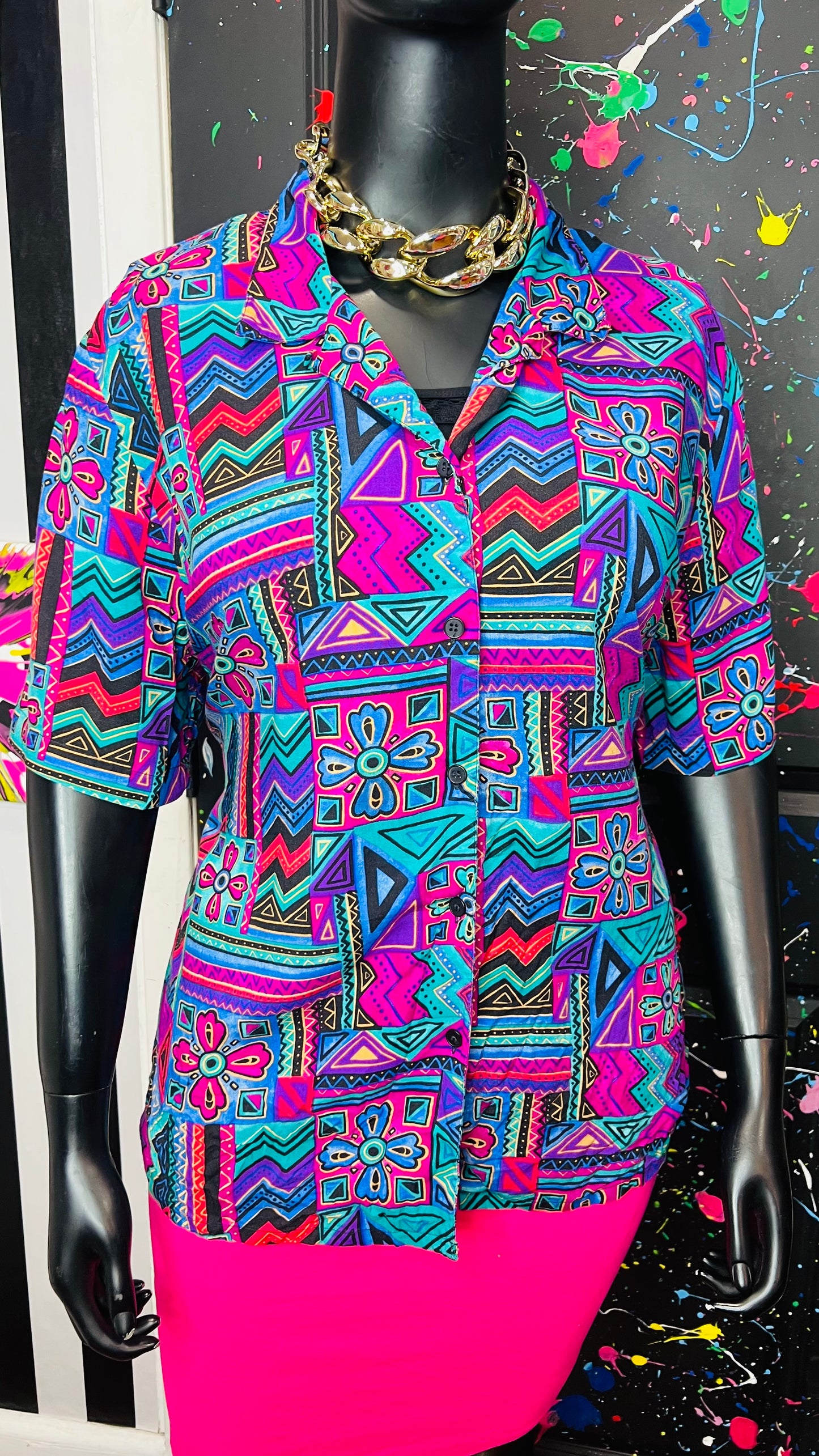 Vintage 100% Rayon Koret Blouse (20)