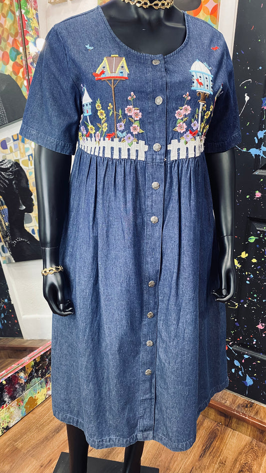 Vintage Jean Dress