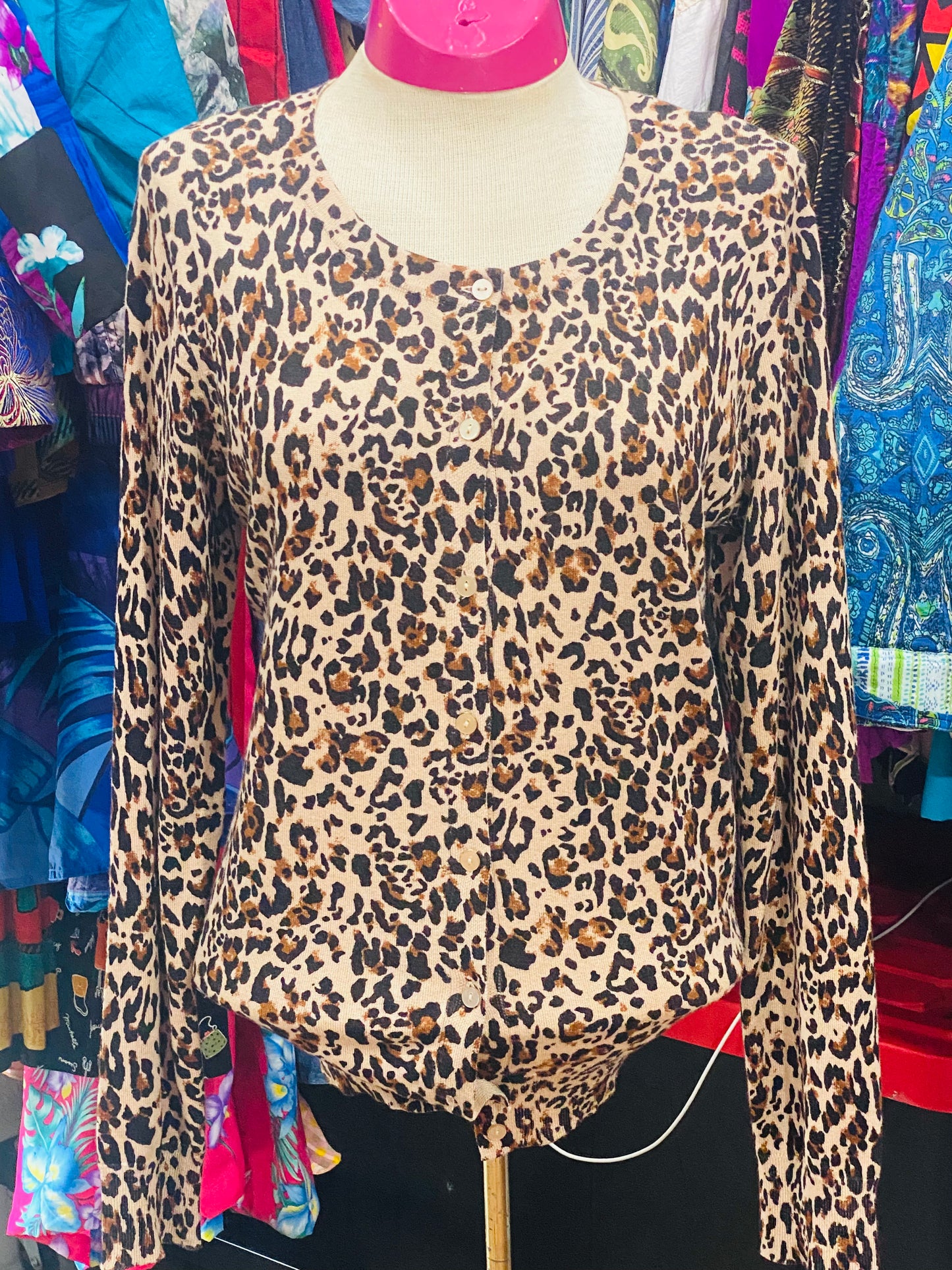 Vintage Cheetah Print Sweater