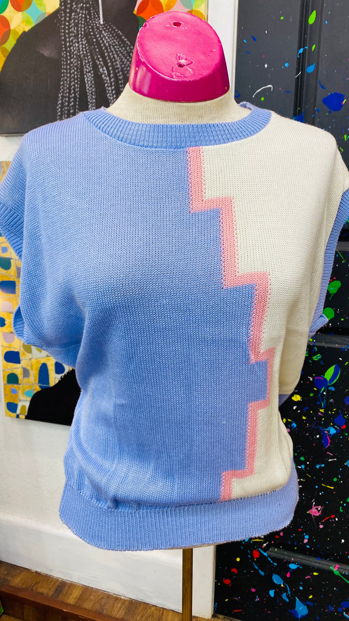 Vintage Sleeveless Sweater