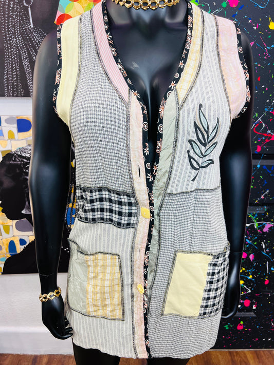 Vintage Patchwork Vest