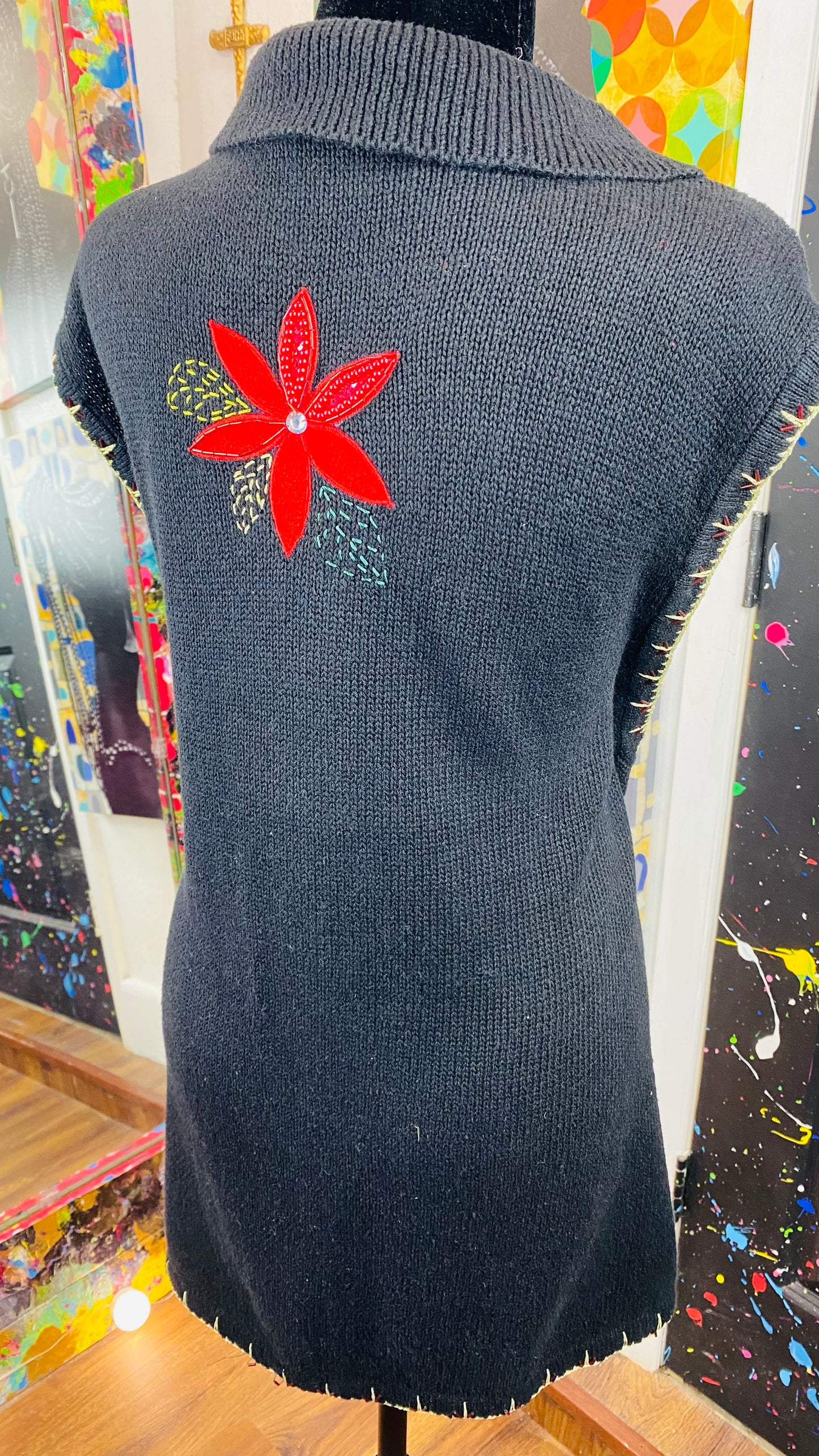 Vintage Christmas Vest