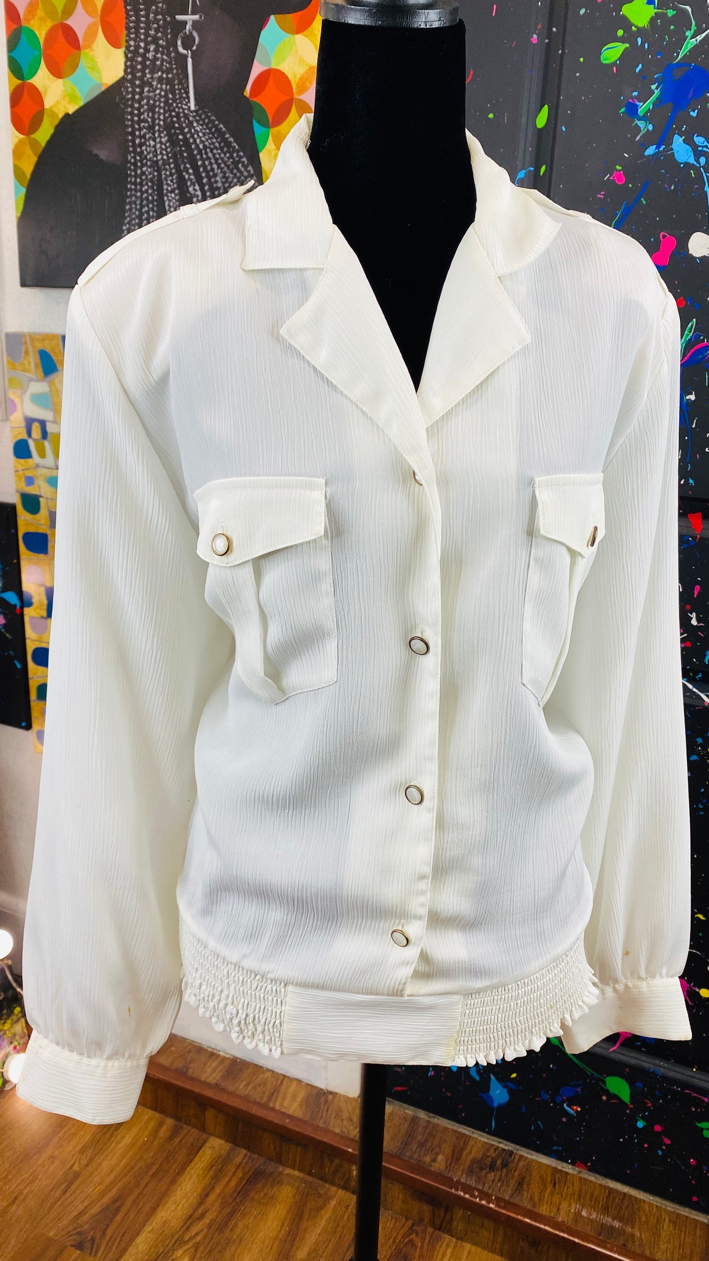 Vintage Long Sleeve Blouse