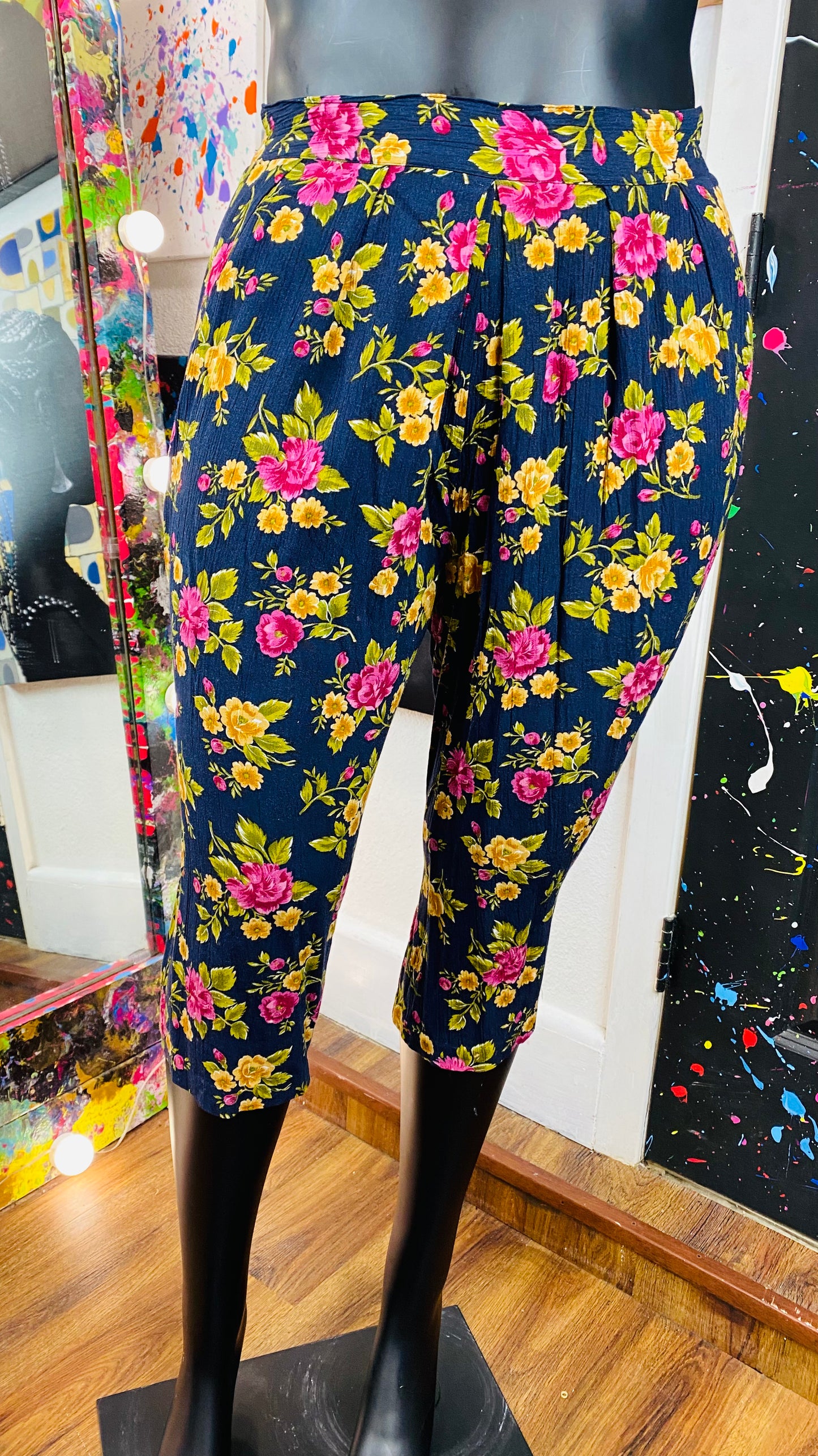 Vintage Floral Gauchos