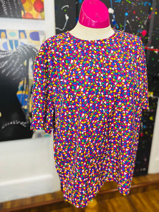 Vintage Colorful Blouse