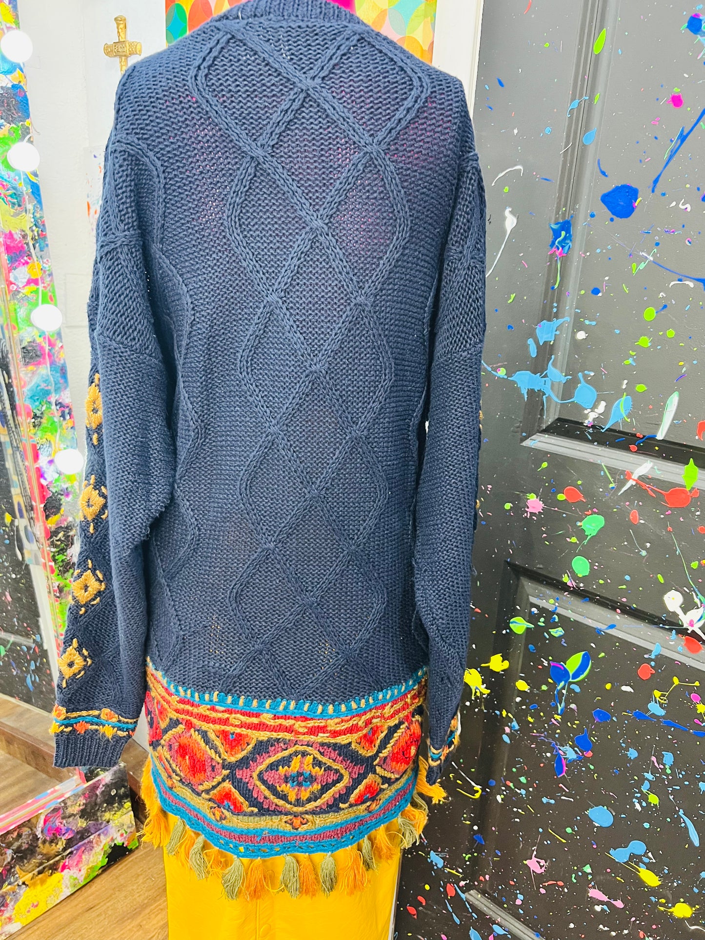 Vintage Cedars Sweater Jeweled