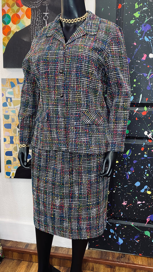 Andrea Leigh Tweed Skirt Suit (14)