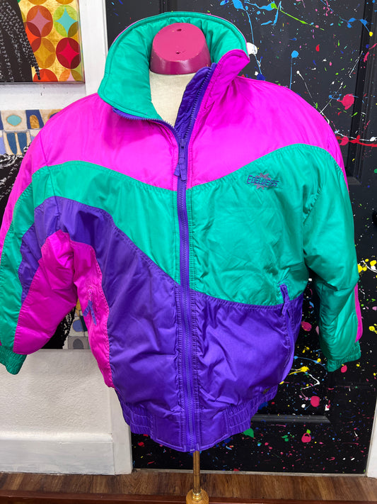 Vintage Colorblock Ski Coat (12)