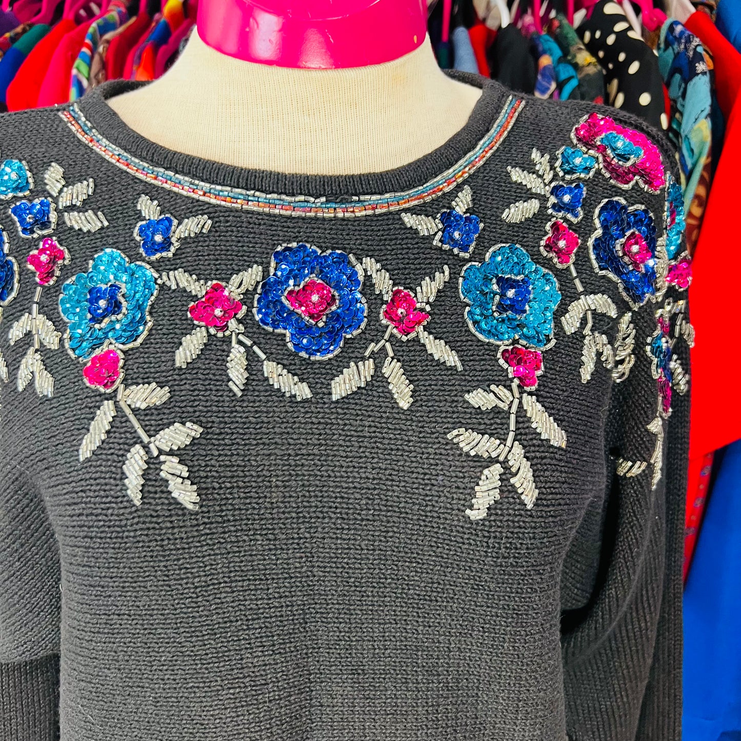 Vintage Embellished Sweater