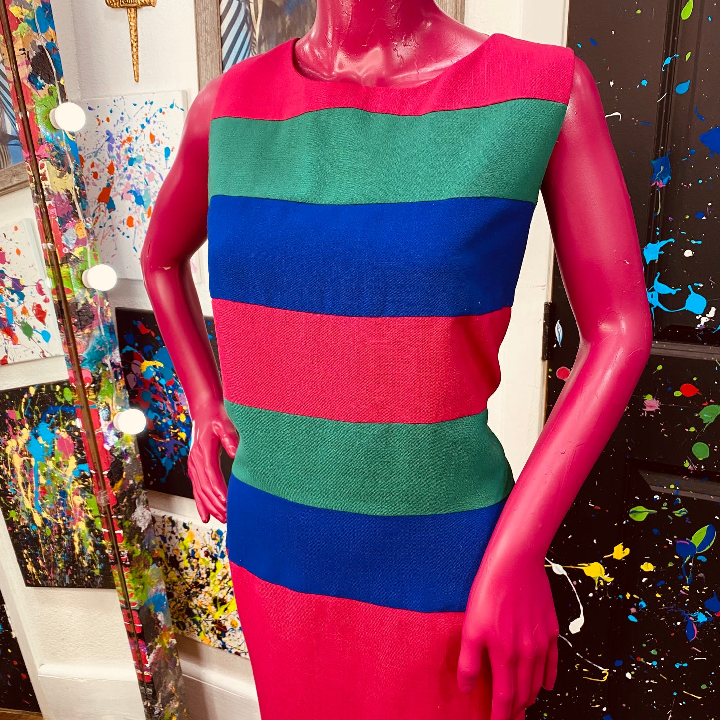 Vintage ColorBlock Dress