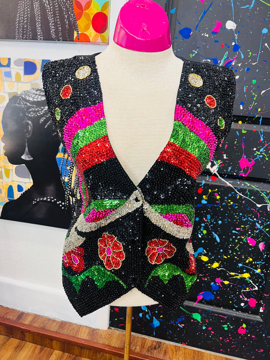 Sequin Vest